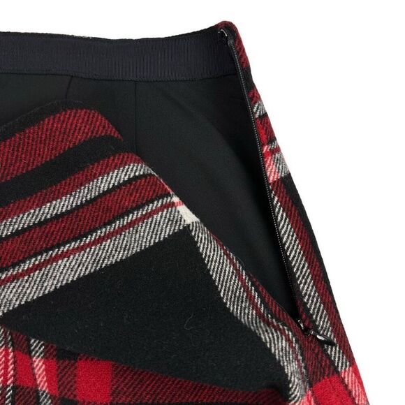 Talbots Wool Blend A-Line Plaid Skirt size 12P - Picture 7 of 10